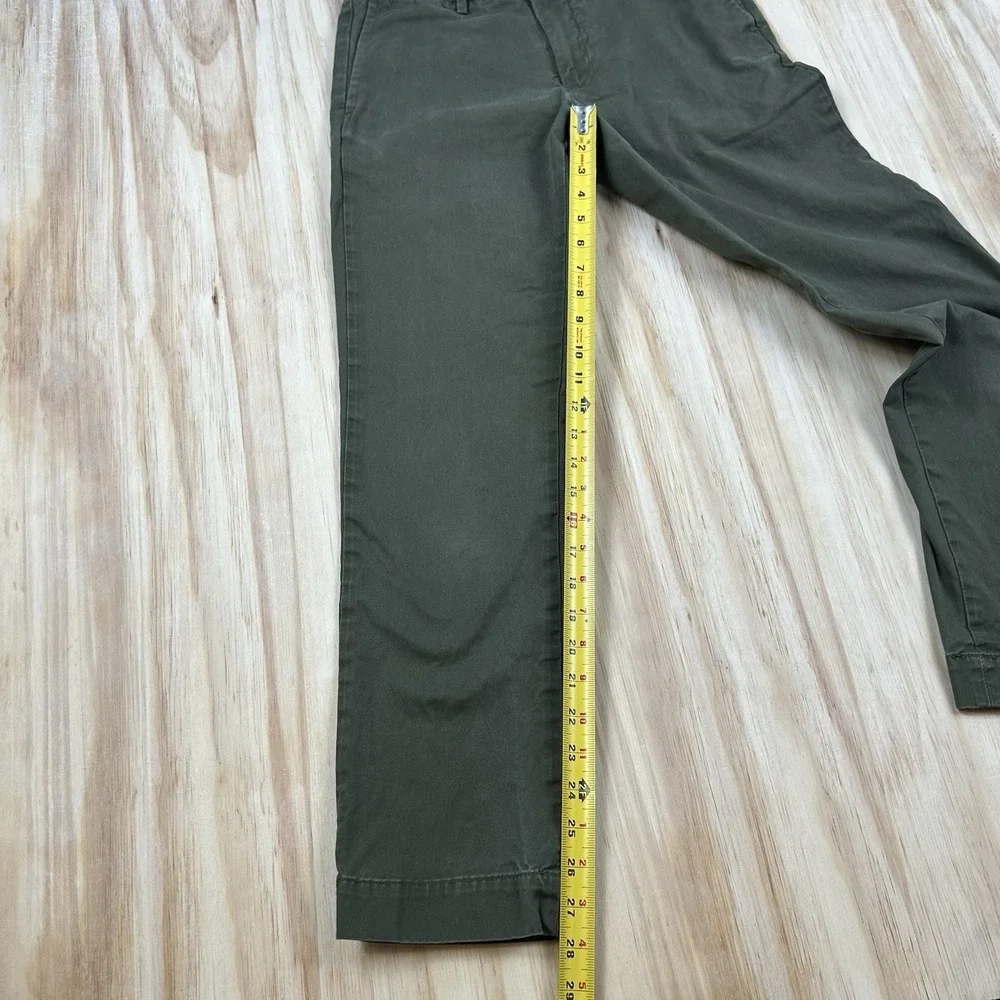 Polo Ralph Lauren Pants FIT 29x28 OG Green Chino Stretch Slim Fit Casual Tapered